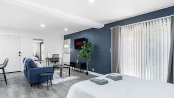 Desk, iron/ironing board, free WiFi, bed sheets