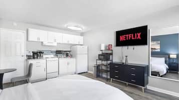 1 Schlafzimmer, Schreibtisch, Bügeleisen/Bügelbrett, WLAN