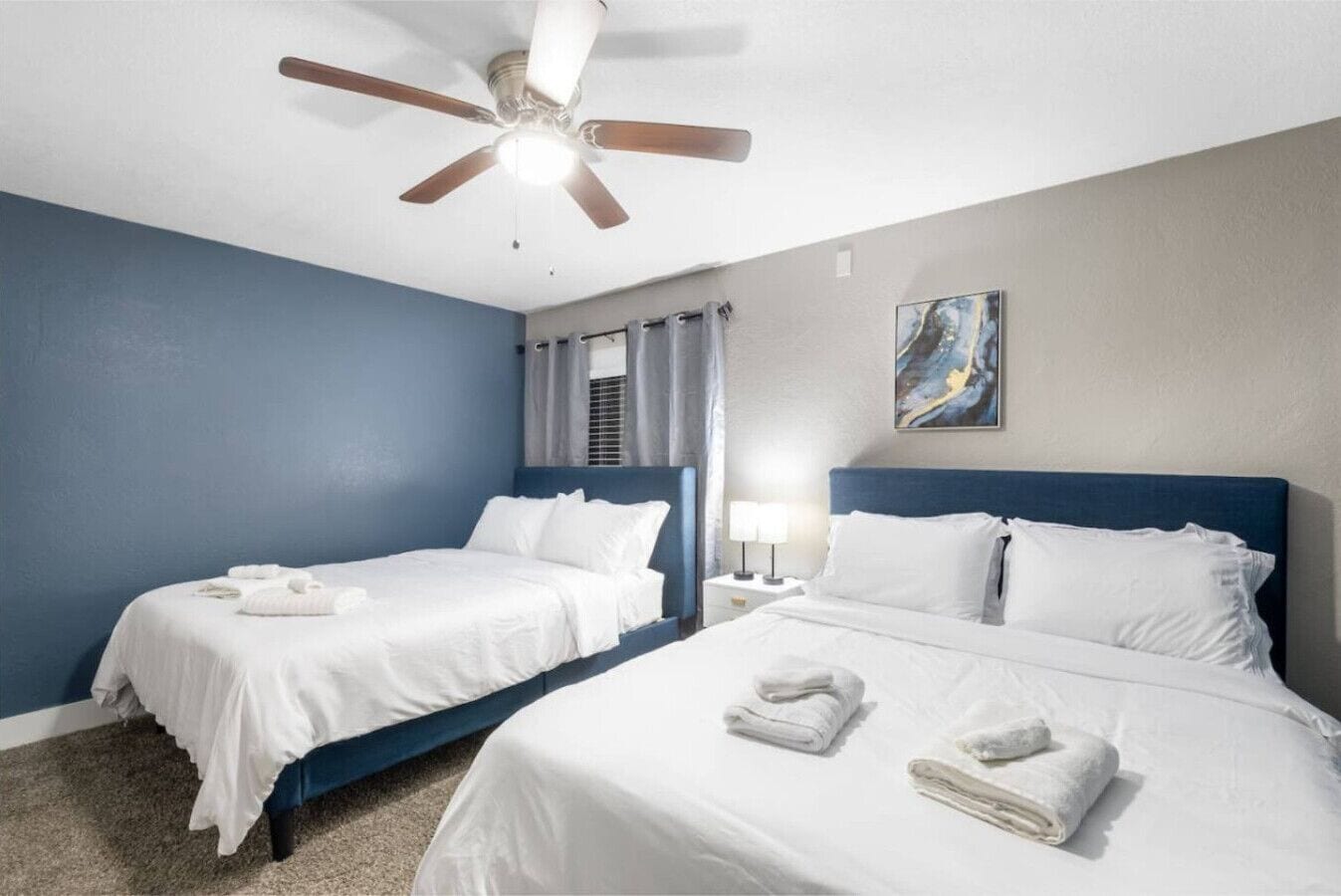 2 chambres, bureau, fer et planche à repasser, Wi-Fi gratuit