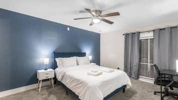 2 bedrooms, iron/ironing board, free WiFi, bed sheets