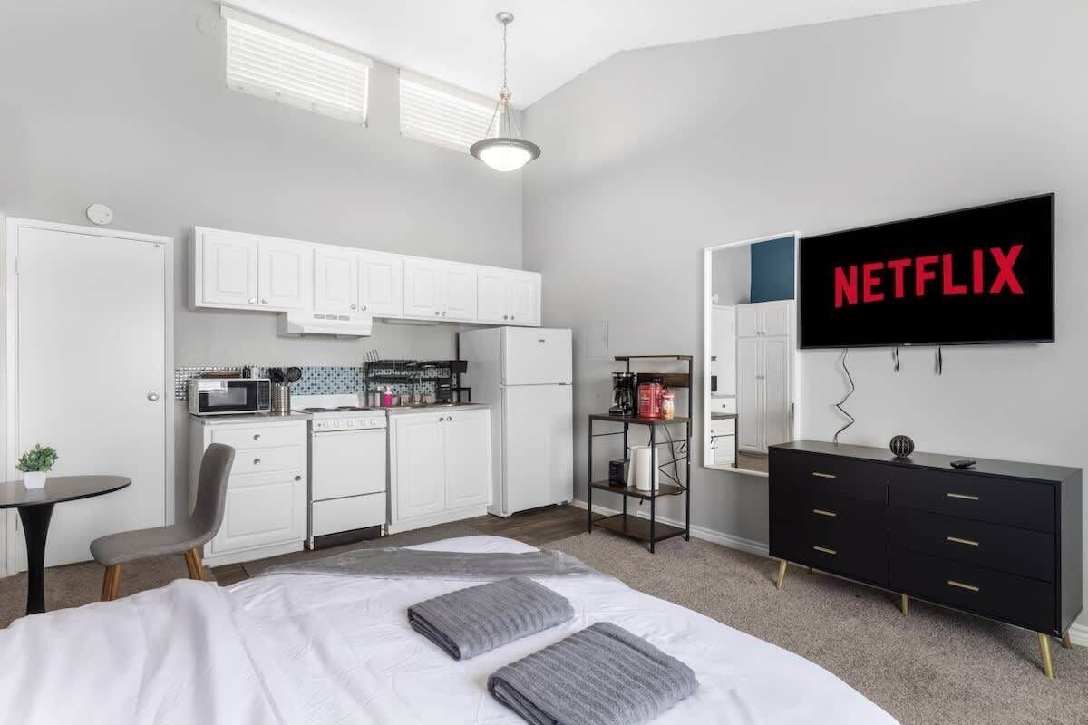 1 Schlafzimmer, Schreibtisch, Bügeleisen/Bügelbrett, WLAN