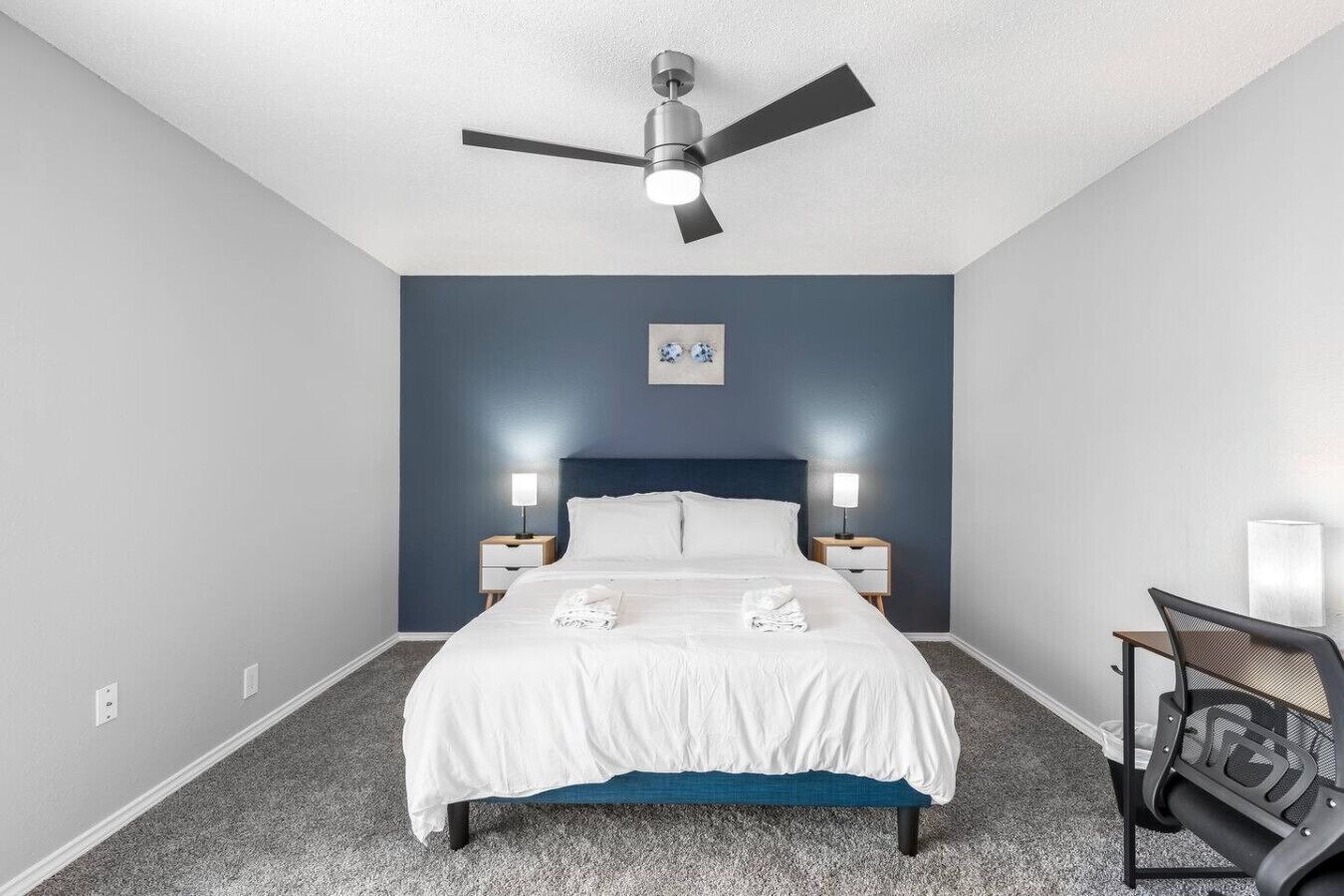 Desk, iron/ironing board, free WiFi, bed sheets