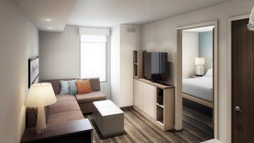 Desk, laptop workspace, iron/ironing board, free WiFi