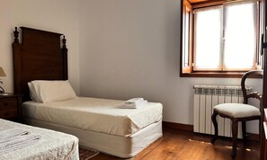 Individually furnished, bed sheets