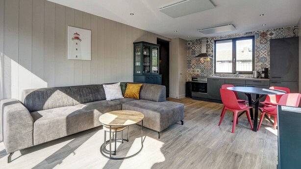 Living room - Modern Holiday Home on Dutch Coast With Garden (Julianadorp)