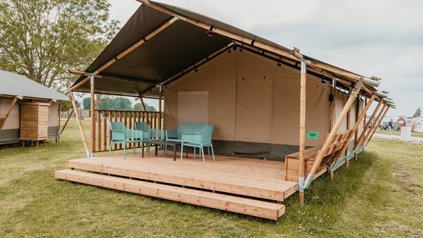 Unclassified image, 1 of 3, button - Safari Tent for 6 People (Kesteren)
