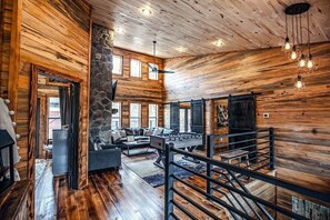 Interior - Timberline Retreat with Games, Fireplaces, Hot tub, Playground Set, No Pets (Broken Bow)