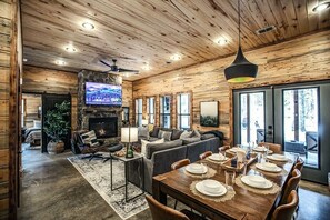 Interior - Timberline Retreat with Games, Fireplaces, Hot tub, Playground Set, No Pets (Broken Bow)