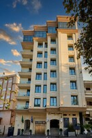 Majoituspaikan julkisivu