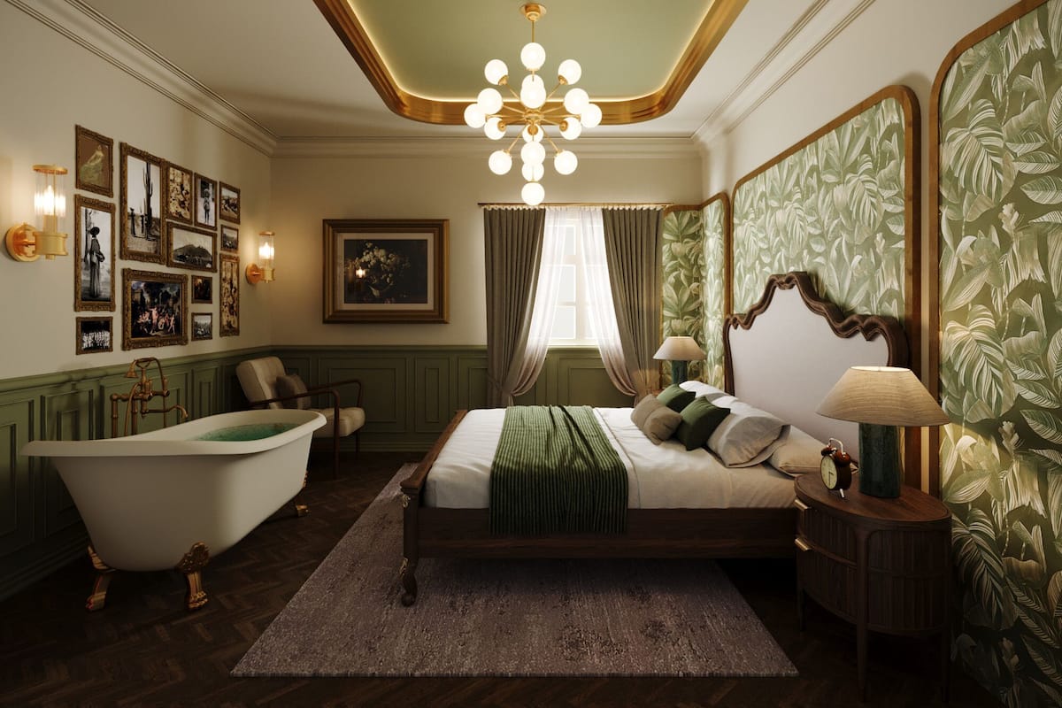 Junior Room | Individually decorated, individually furnished, desk, laptop workspace