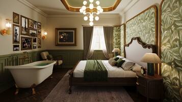 Junior Room | Individually decorated, individually furnished, desk, laptop workspace