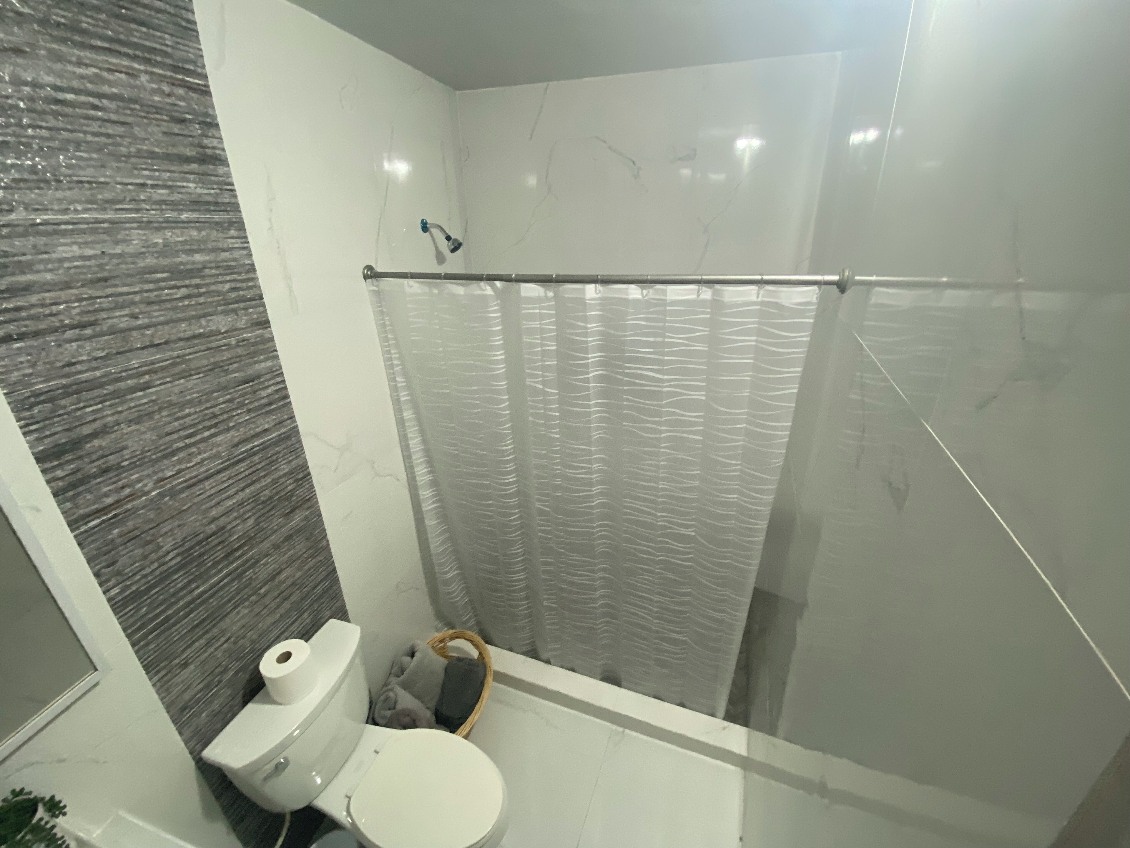 Towels, soap, toilet paper