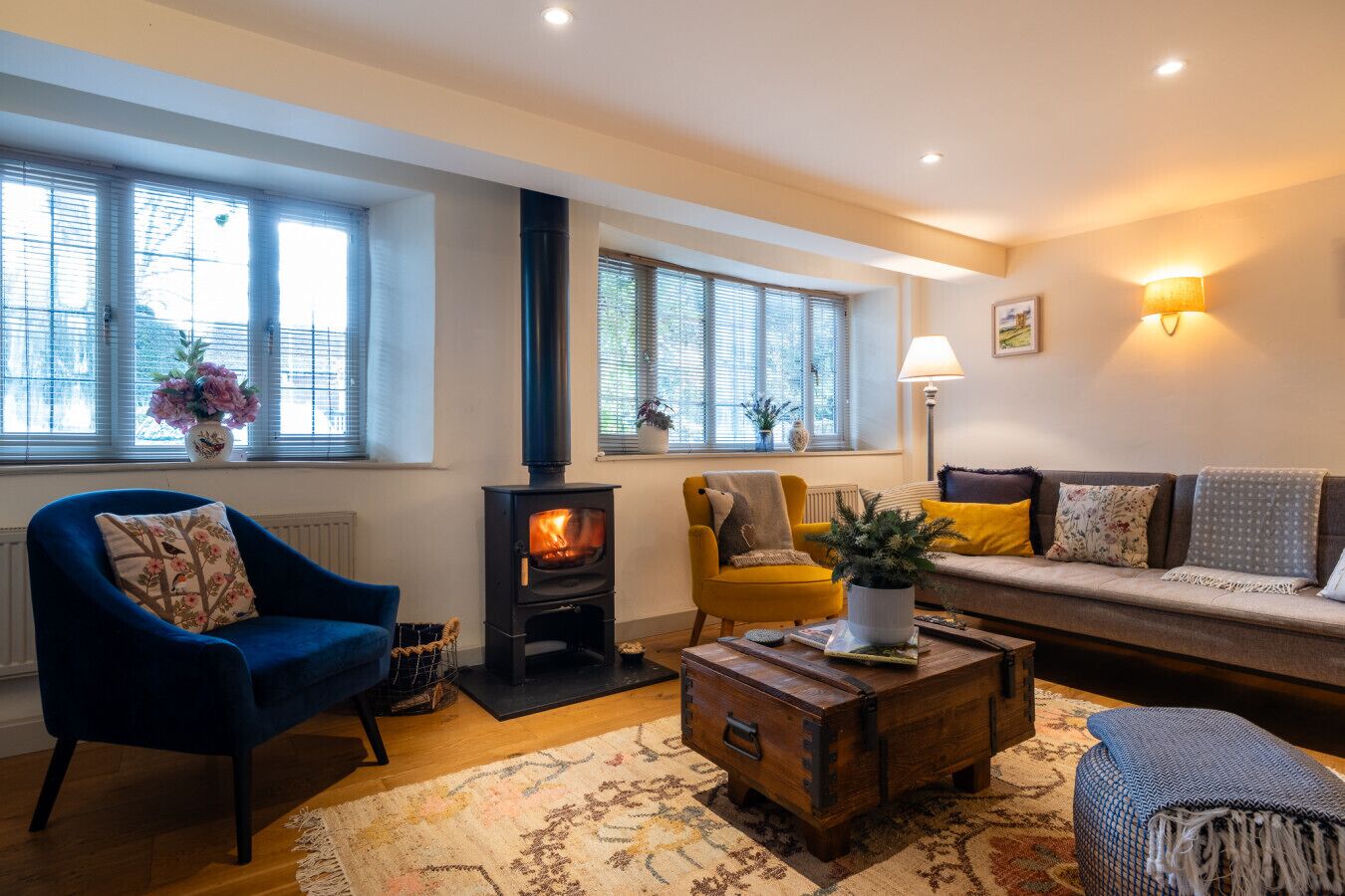 Télévision, cheminée