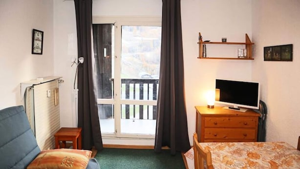 Living area - Studio Equipped for 4 People (Les Orres)