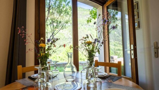 Dining - Cottage in Gorges du Tarn With Pool (Massegros Causses Gorges)