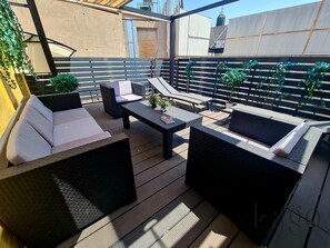 Terrace/patio - Penthouse with terrace in the center of Madrid (Madrid)