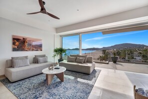 Three Bedroom Ocean View | Living area