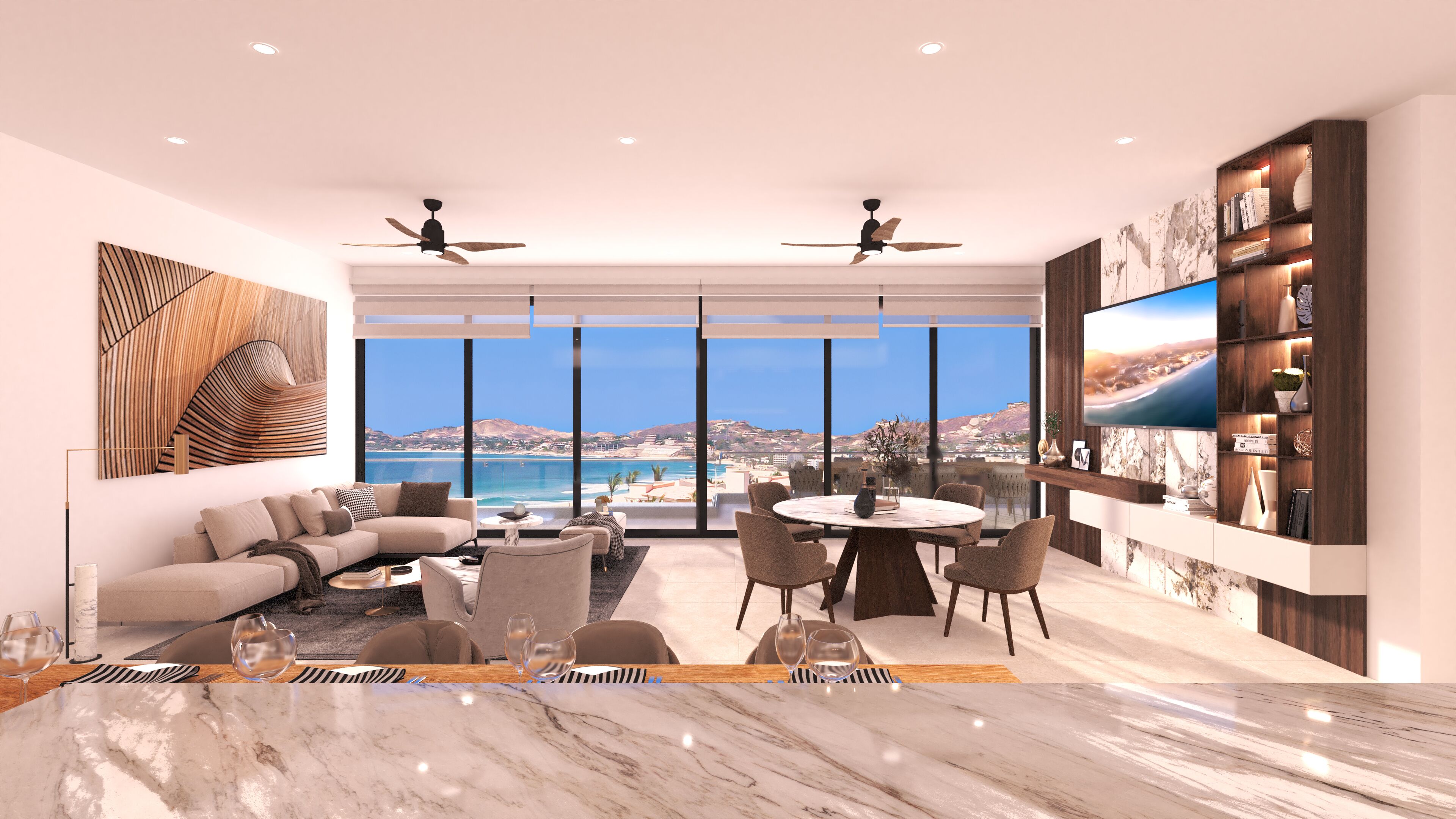 Appartement, 2 chambres (OV Albaluz) | Coin séjour