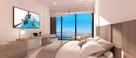 Laptop workspace, iron/ironing board, free WiFi