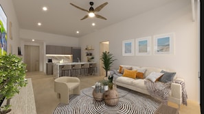 Huoneisto, 2 makuuhuonetta (OV Albaluz) | Oleskelualue