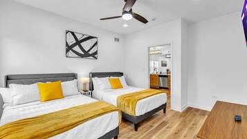 Desk, iron/ironing board, travel crib, WiFi