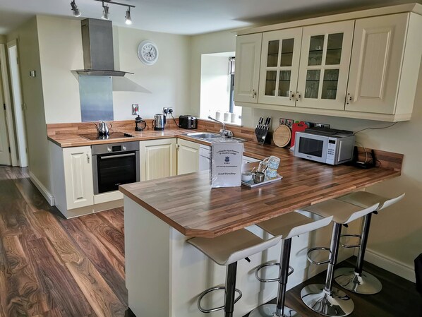 Microwave, oven, dishwasher