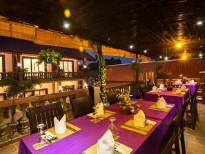 Espace banquet en plein air