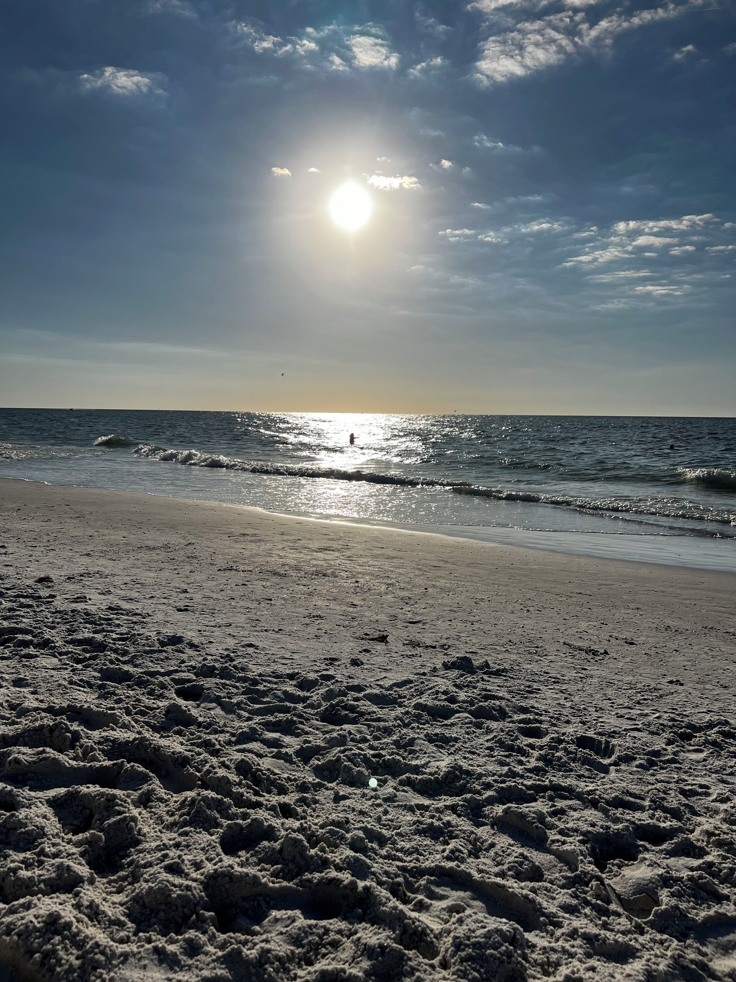 In Strandnähe, Liegestühle, Strandtücher