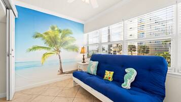 Fernseher, DVD-Player, Bücher