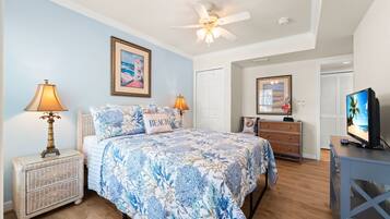 1 間睡房、熨斗/熨衫板、免費 Wi-Fi、床單