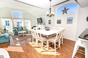 Dining - Oceanside, close to beach, Hot Tub, Community Pool-CB57, Coastal Casita (Corolla)