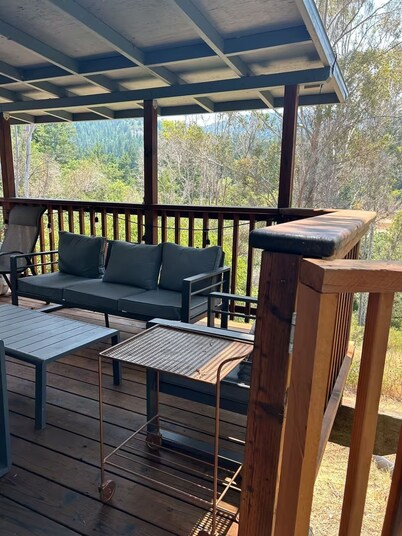 Mid-Century Home + Private River Access + Hot Tub