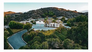 Exterior - Sprawling 5 Acre Mansion with State of the Art Golf Simulator + Pickleball Court (Castaic)