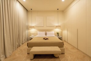 Luxe villa, 3 slaapkamers, gedeeltelijk uitzicht op oceaan | Een kluis op de kamer, verduisterende gordijnen, gratis wifi