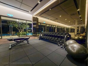 Fitness facility - 4BR Ultra Luxe Spacious Embassy KLCC WiFi 10pax (Kuala Lumpur)