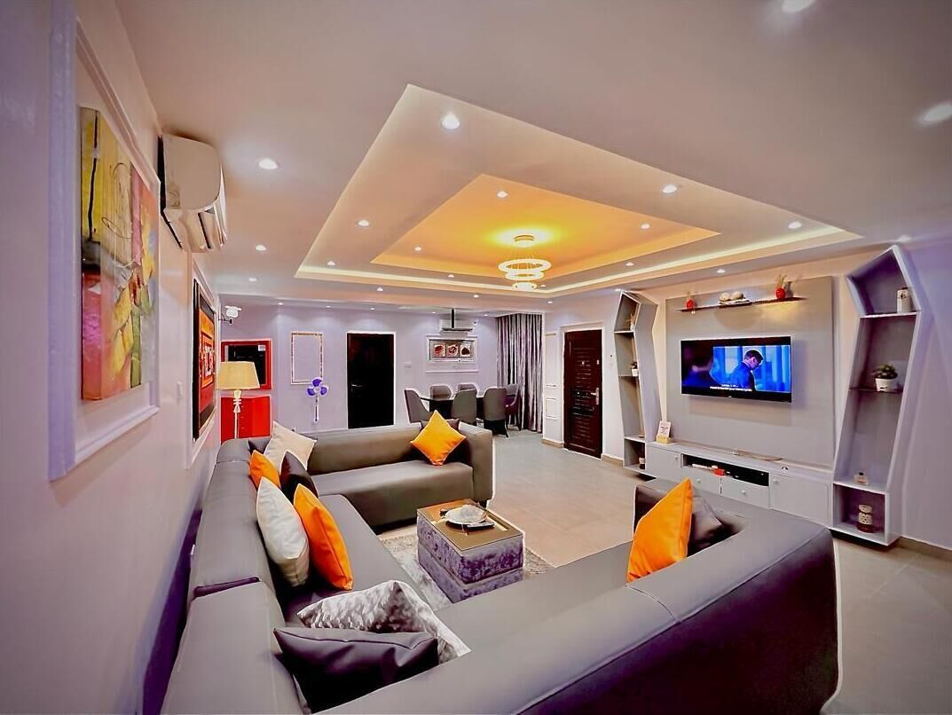 Superior Apartment, Balcony, City View | Living area