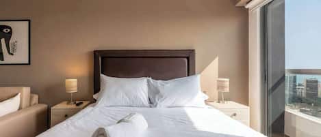 1 habitación, cuna de viaje, wifi gratis y ropa de cama