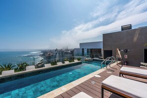 Pool - geko| Jade _2BR, modern escape steps from Malecon (Lima)