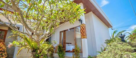 Façade de l’hébergement