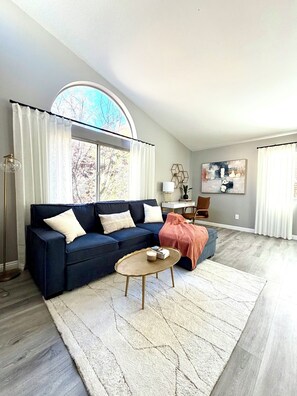 تلفزيون ذكي، مدفأة، كُتُب، ستيريو