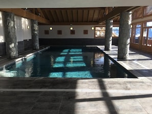 Indoor pool, a heated pool - LA PERLE DES ALPES - VILLARD SUR DORON LES SAISIES (VILLARD SUR DORON LES SAISIES)