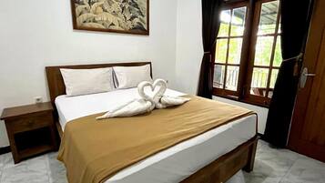 Basic Double or Twin Room, Balcony, City View | Desk, free WiFi