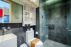 Shower, hair dryer, bidet