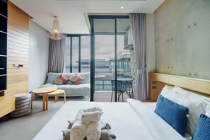 1 bedroom, iron/ironing board, WiFi, bed sheets - 405 Relife , 5 Minutes Walk To Nai Harn Beach (Rawai)