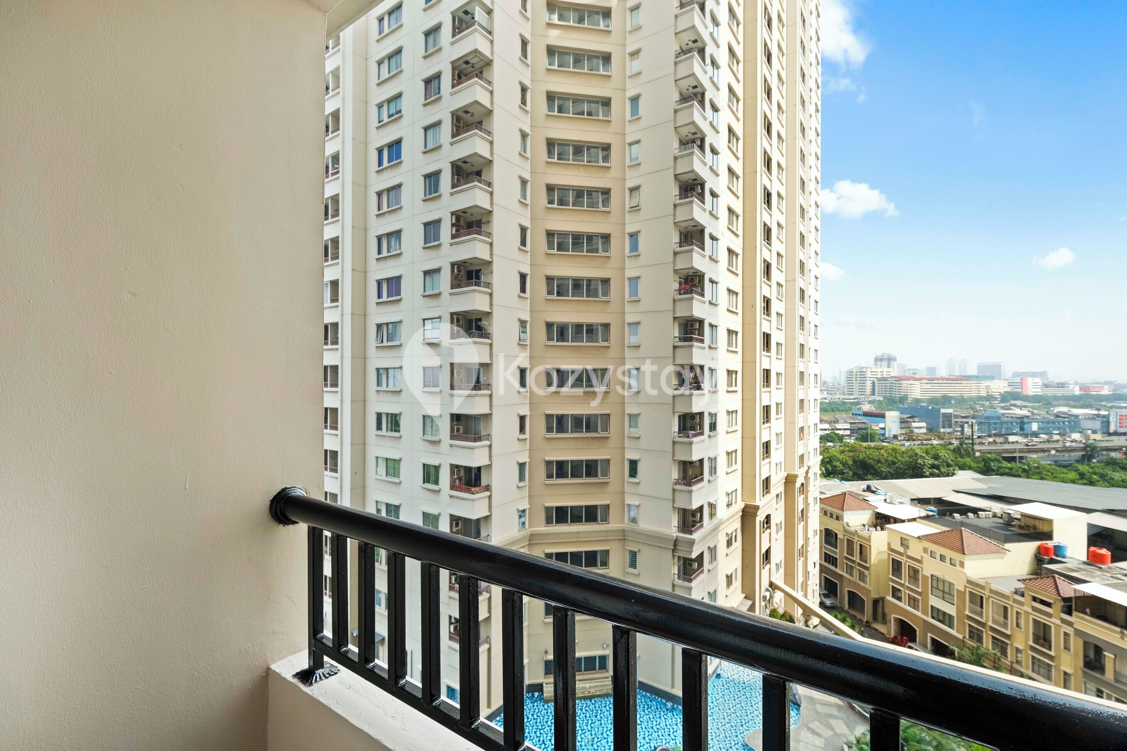 公寓, 2 間臥室, 城市景觀 | 陽台