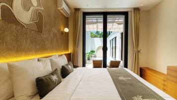 Villa estándar, vista a la alberca | Vista desde la habitación