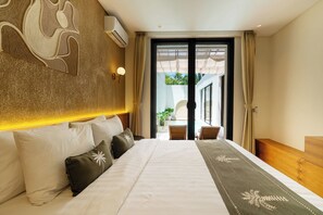 Villa estándar, vista a la alberca | Vista desde la habitación