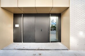 Exterior detail - Blueground | Gare, view, nr Parc de la Ville (Luxembourg)