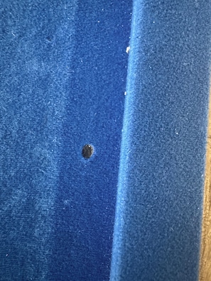 A close-up of a textured surface with a circular indentation. - Renovated 4-bedroom house in Las Vegas, private pool, BBQ, ping-pong, parking, 20 minutes from the Strip (Henderson)