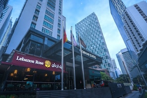 Voorkant van accommodatie